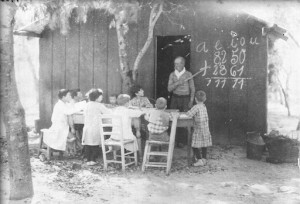 Escuela rural niños